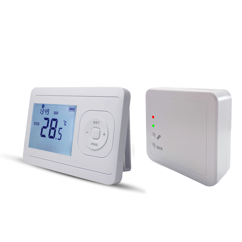Bezicni sobni termostat programabilni NERO NQ7-RF BELI Wi-Fi