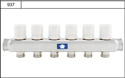 Razdelnik Itap sa termoventilima 1″-3/4″ 937