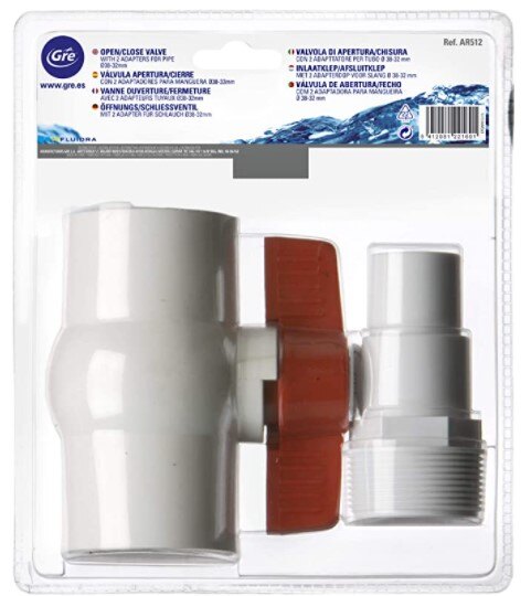 VENTIL 50 + 2 ADAPTERA 32 I 38