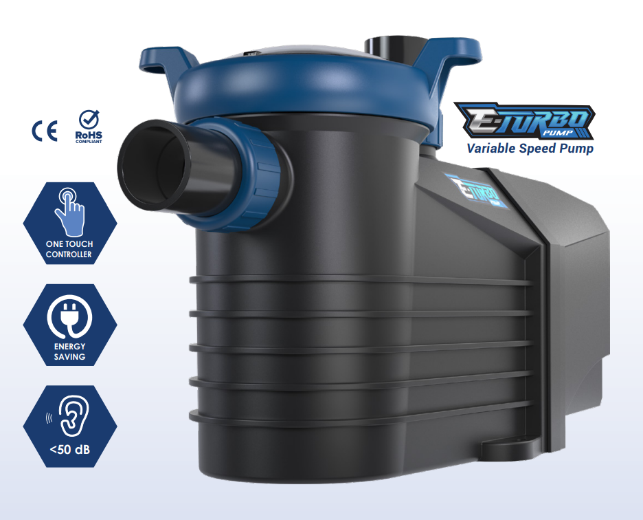 Pumpa Emaux ETV E-TURBO 6-12,4-22-25m3/h 0,05kw,0,13kw-0,50kw-0,85kw 1,5kw