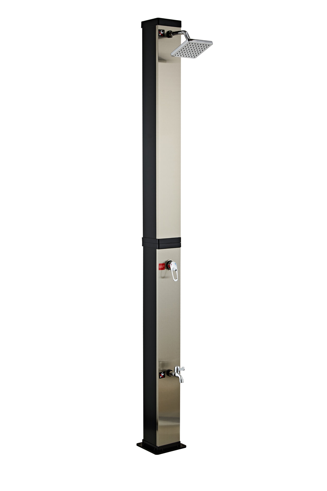 SOLARNI TUS KVADRATNI PVC NERO 40L NIKLOVAN CY-S8025SBN