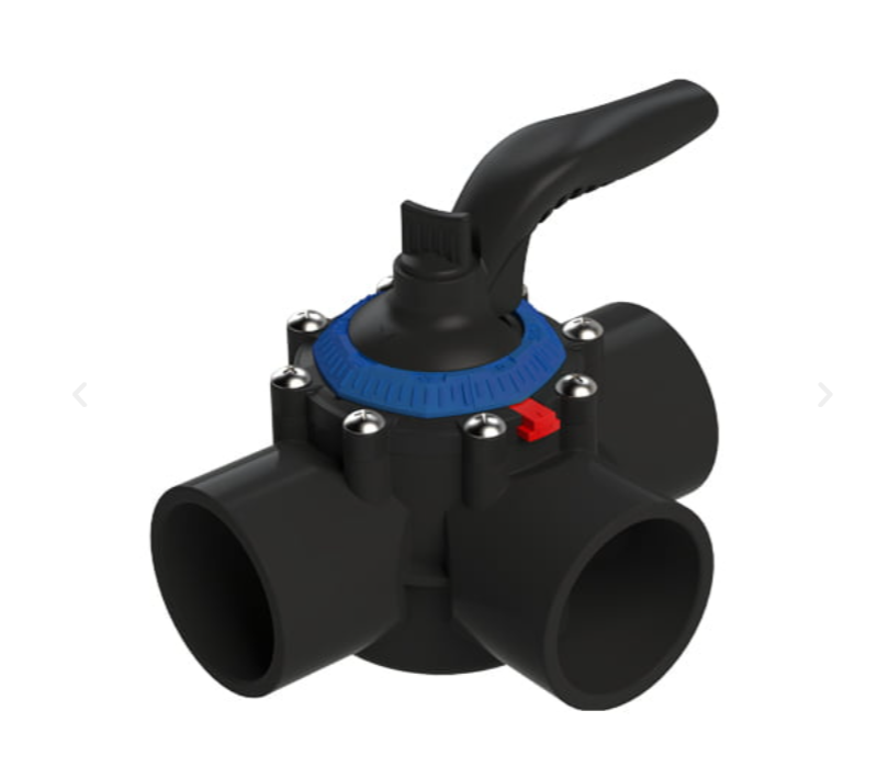 Tropolozajni skretnicki razdelnik ventil za servo pogon Emaux 2″ X 2 1/2 “ FLEX50-3