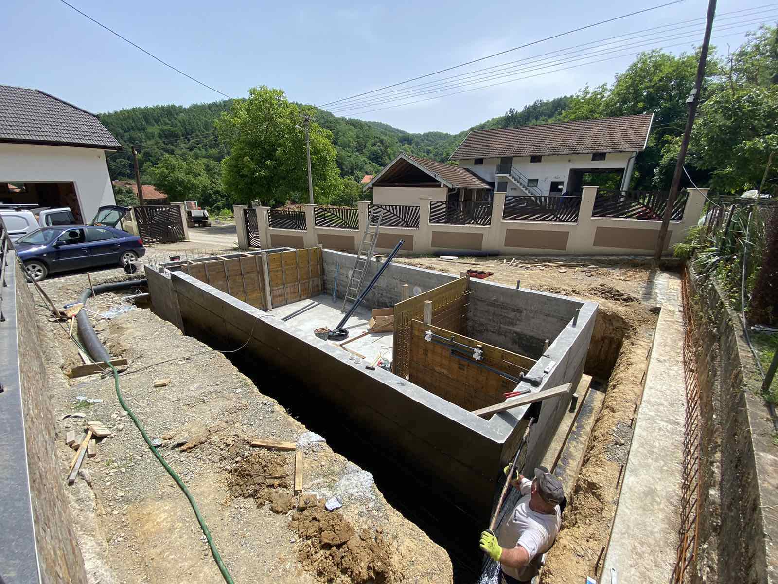 Armirano betonski skimerski 8×4 Kruševac